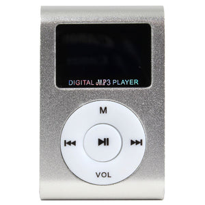 Mini Digital MP3 Player With Micro SD Slot in Silver