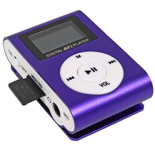 Mini Digital MP3 Player With Micro SD Slot in Purple