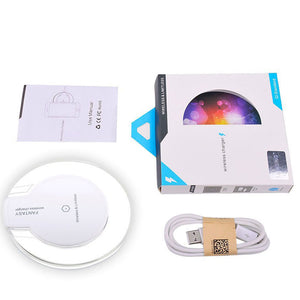 Crystal Qi Wireless Charging Pad in White
