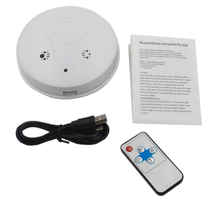 Smoke Detector Surveillance Security Camera with High Definition DVR Recorder and Remote Control