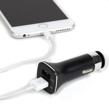Universal 2.1A Dual USB Car Charger in Black