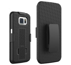 Samsung Galaxy S6 Combo Case Holster & Belt Clip in Black