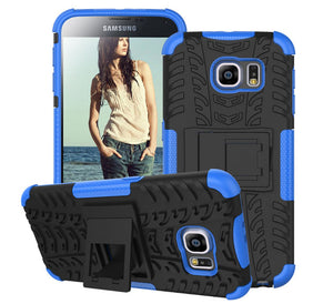 Samsung Galaxy S6 2in1 Stand Case in Blue