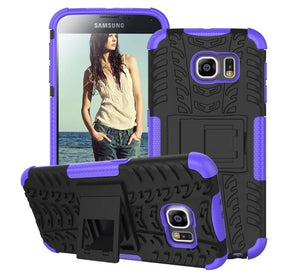 Samsung Galaxy S6 2in1 Stand Case in Purple