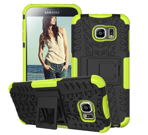 Samsung Galaxy S6 2in1 Stand Case in Green
