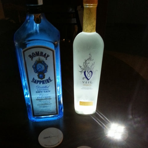 3 PACK of Cool (Liquor) Bottle LED Accent Lights - Illuminate Any Bottle!