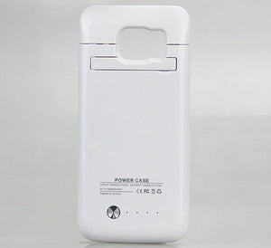 Battery Pack Case For Samsung Galaxy S6 in White