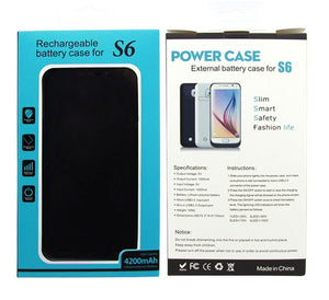 Samsung Galaxy S6 (& S6 Edge) Battery Case in 2 Colors