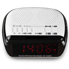 Bluetooth Speaker Alarm Clock w/FM Radio & Memory Card Slot