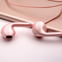 iPhone 5/6 Style Earpods with Remote & Mic in Rose Gold