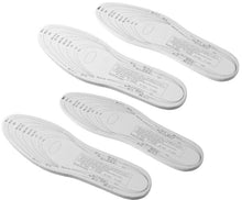 4 Pairs: Unisex Memory Foam Insoles with Arch Support and Cut-To-Fit Size Template