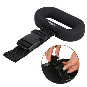 Portable Digital Hand Held Luggage Scale in Black