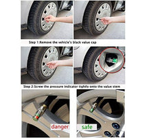 Tire Valve Stem Cap Pressure Monitor - 4 Pack