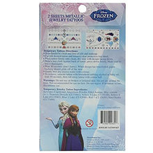 Disney Frozen 2 Sheets Metallic Jewelry Tattoos