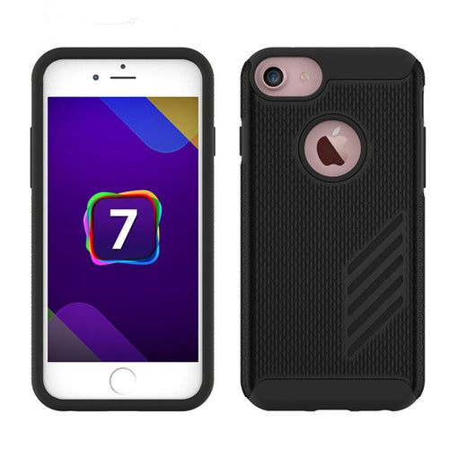 Dual Layer Armor for iPhone 7 in Black