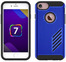 Dual Layer Armor Case for iPhone 7 in Blue