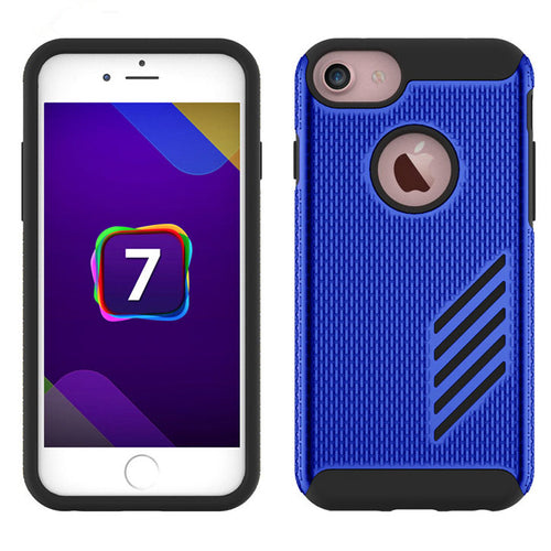 Dual Layer Armor Case for iPhone 7 in Blue