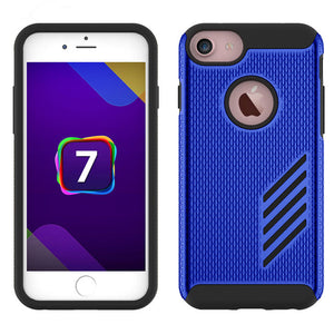 Dual Layer Armor Case for iPhone 7 in Blue