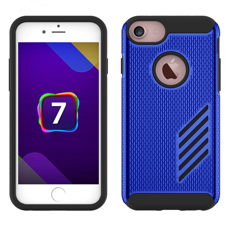 Dual Layer Armor Case for iPhone 7 in Blue