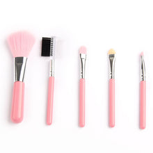 High Quality 5 Piece Makeup Brush Set in Pink