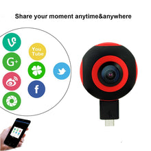 Pano Live 360° Panoramic Video Recorder for Android With Dual Cameras