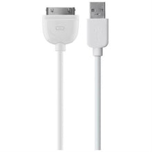 4' Belkin F8Z635-04WHT USB 2.0 to 30-Pin Dock Connector Charge and Sync Cable