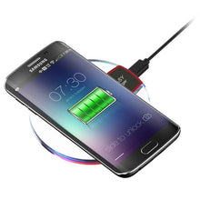 Crystal Qi Wireless Charging Pad in Black