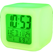 iTD Gear 7 Color LED Digital Alarm Clock w/Temperature