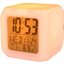 iTD Gear 7 Color LED Digital Alarm Clock w/Temperature