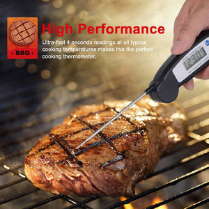 Baytek Digital Instant Read Cooking Thermometer in Black