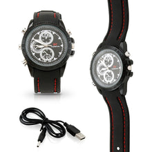 8GB Digital Camera Spy Watch with Built-In Microphone in Black