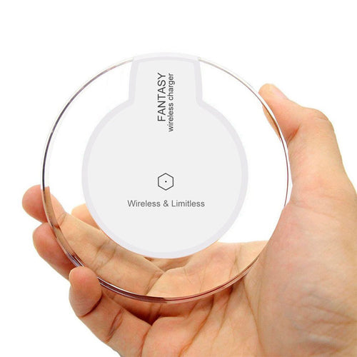 Crystal Qi Wireless Charging Pad in White