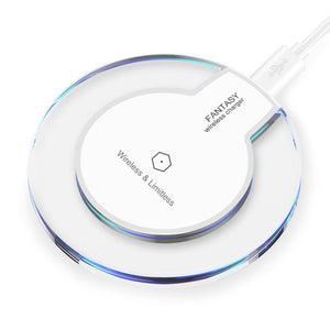 Crystal Qi Wireless Charging Pad in White