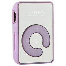 MP3 Player w/SD Card Expansion Slot & Mirror Front in Purple
