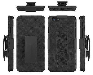 Apple iPhone 6 PLUS Combo Shell Case & Holster for w/Kick-Stand & Belt Clip 5.5"