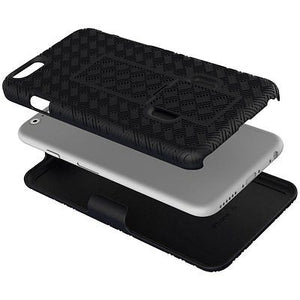 Apple iPhone 6 PLUS Combo Shell Case & Holster for w/Kick-Stand & Belt Clip 5.5"