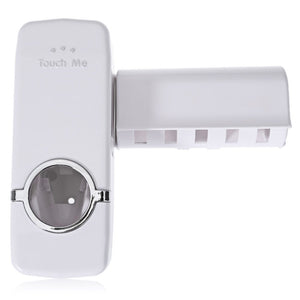 Eco-Friendly Toothpaste Dispenser and Toothbrush Holder