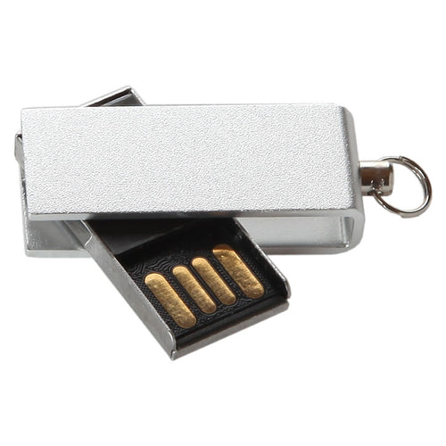 Swivel 16GB USB Flash Drive In Silver
