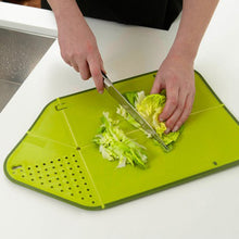 Multipurpose Foldable Cutting Board and Drainer