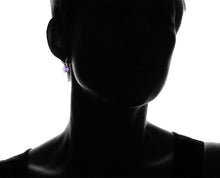 3.00 CTTW Genuine Amethyst Drop Earrings in Sterling Silver