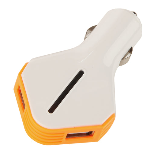 Color Dual USB 2.1 Car Charger in Orange