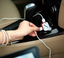 Color Dual USB 2.1 Car Charger in Orange