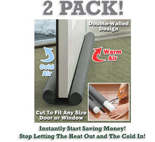 2 Pack of Twin Draft Blockers - Keep In The Heat / Air