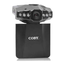 Coby 2.5-Inch Swivel Screen 1080P Car DashCam and DVR Box in Black
