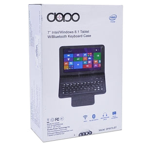 Dopo DPW7A-BT Atom Z3735G Quad-Core 1.33GHz 1GB 32GB 7" Capacitive Touchscreen Tablet W8.1 w/Bluetooth Keyboard Case