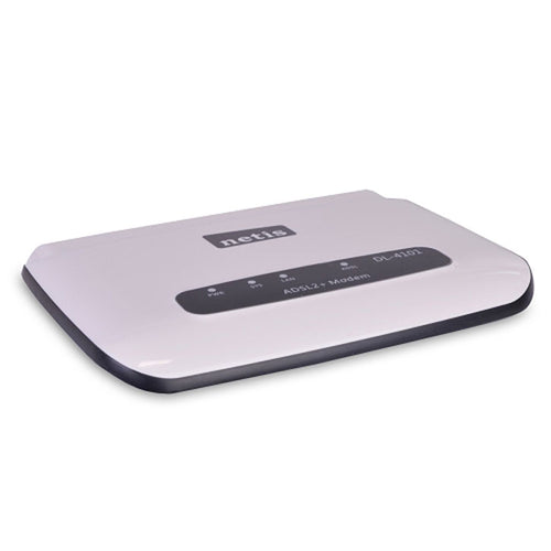 Netis DL-4101 Wired ADSL2+ Modem with Ethernet in White