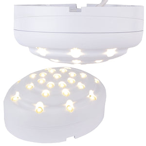 AmerTac Amerelle LED Accent Puck Lighting Kit with 5 LED Lamps in White