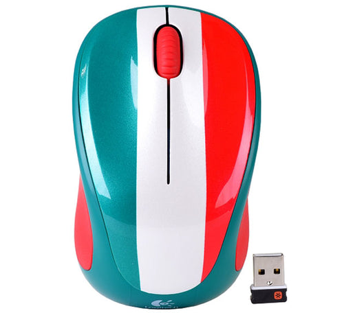 ¡Vamos México! Logitech m317 2.4GHz Wireless 3-Button USB Optical Scroll Mouse