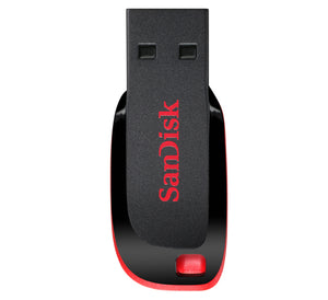 SanDisk Black/Red Cruzer 8GB USB 2.0 Flash Drive