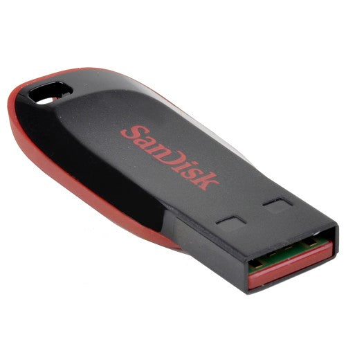 SanDisk Cruzer Blade 64GB USB 2.0 Flash Drive (Black/Red)